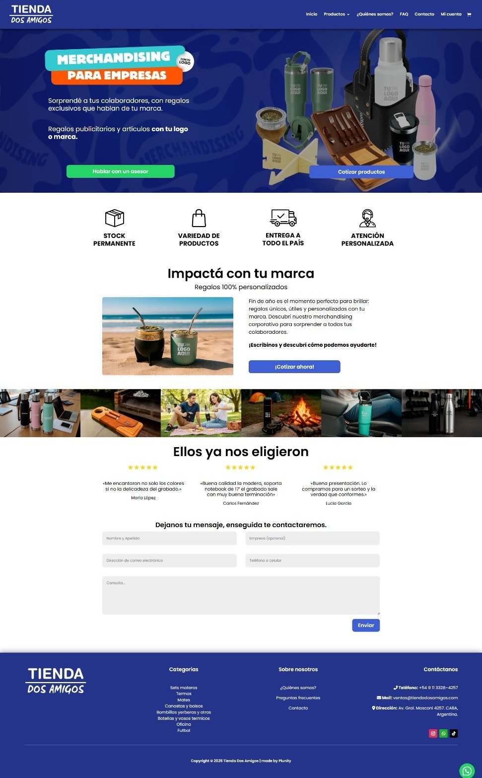 Merchandising para empresas